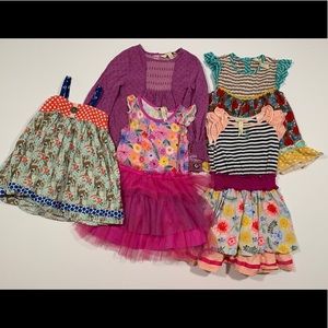 Girls size 4 Matilda Jane Lot dresses Top